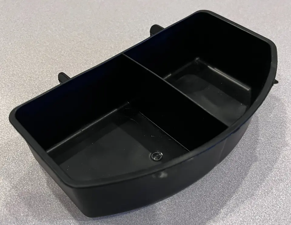 Free black pet crate water bowl